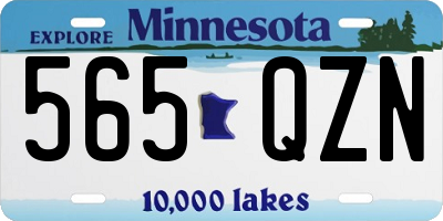 MN license plate 565QZN