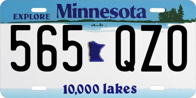 MN license plate 565QZO