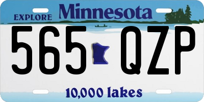 MN license plate 565QZP