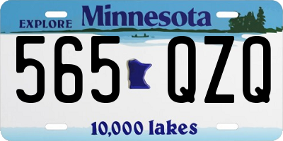 MN license plate 565QZQ
