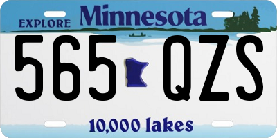 MN license plate 565QZS