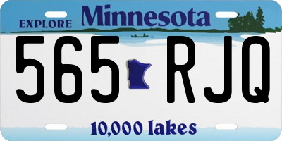 MN license plate 565RJQ