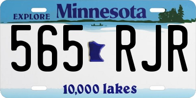 MN license plate 565RJR