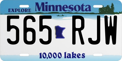 MN license plate 565RJW