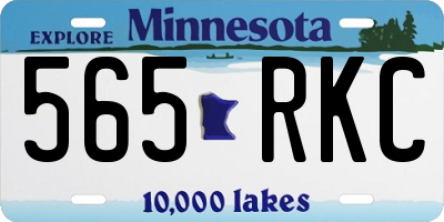 MN license plate 565RKC