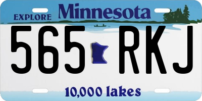 MN license plate 565RKJ