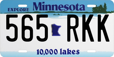 MN license plate 565RKK