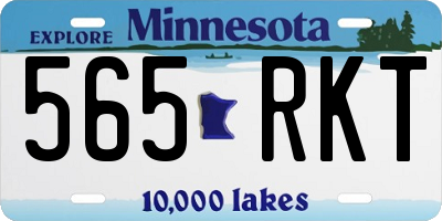 MN license plate 565RKT