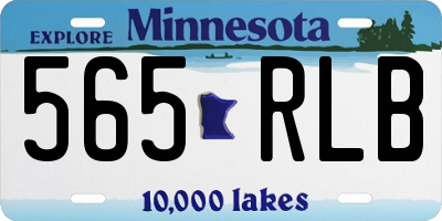 MN license plate 565RLB