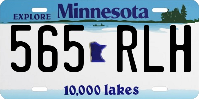 MN license plate 565RLH