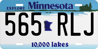 MN license plate 565RLJ