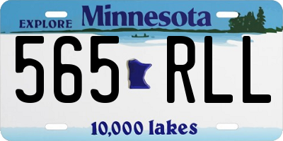 MN license plate 565RLL