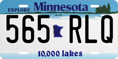 MN license plate 565RLQ