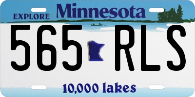 MN license plate 565RLS