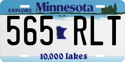 MN license plate 565RLT