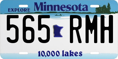 MN license plate 565RMH