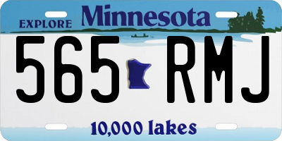 MN license plate 565RMJ