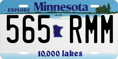 MN license plate 565RMM
