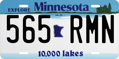 MN license plate 565RMN