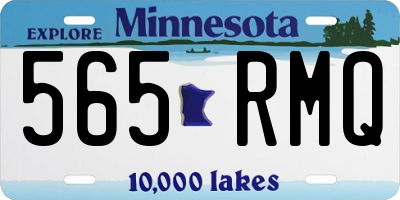 MN license plate 565RMQ