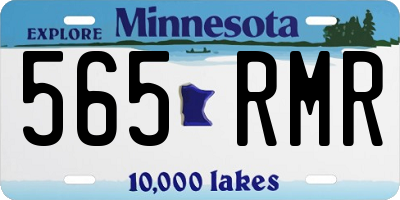 MN license plate 565RMR