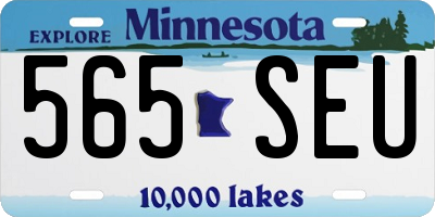 MN license plate 565SEU