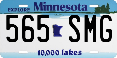 MN license plate 565SMG