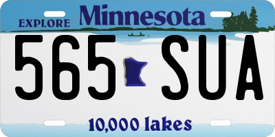 MN license plate 565SUA