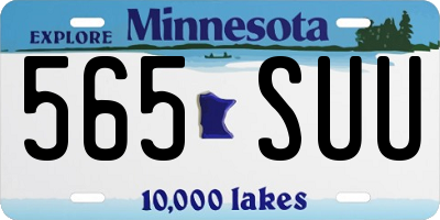 MN license plate 565SUU