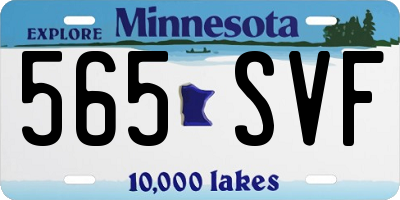MN license plate 565SVF