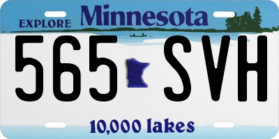MN license plate 565SVH