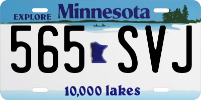 MN license plate 565SVJ