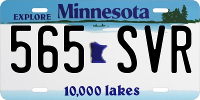 MN license plate 565SVR