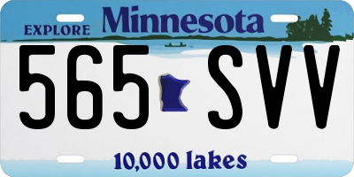MN license plate 565SVV
