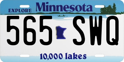 MN license plate 565SWQ