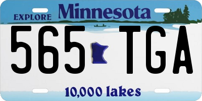 MN license plate 565TGA