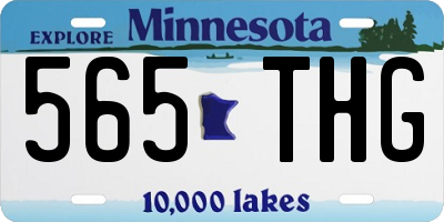 MN license plate 565THG
