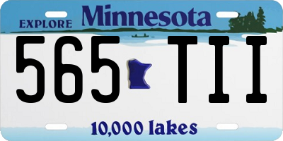 MN license plate 565TII