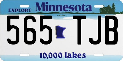 MN license plate 565TJB