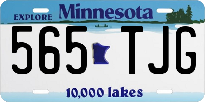 MN license plate 565TJG