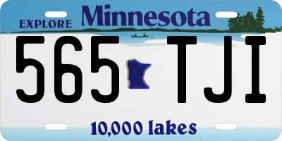 MN license plate 565TJI