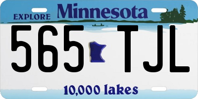 MN license plate 565TJL