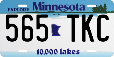 MN license plate 565TKC