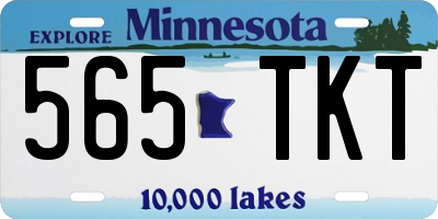 MN license plate 565TKT