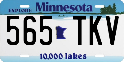 MN license plate 565TKV