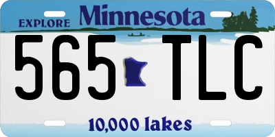 MN license plate 565TLC