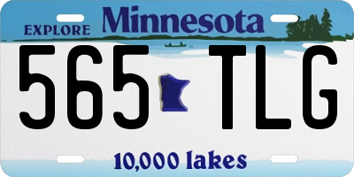 MN license plate 565TLG