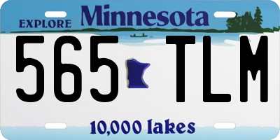 MN license plate 565TLM