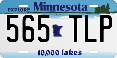 MN license plate 565TLP