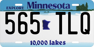 MN license plate 565TLQ